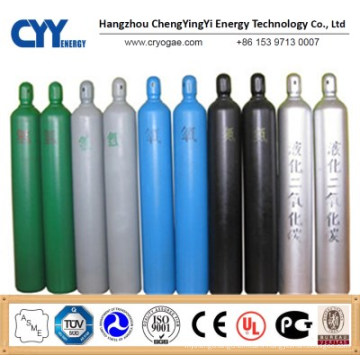 Cylindre à gaz en acier inoxydable à soudure Lco2 à haute teneur en oxygène à 40L d&#39;oxygène